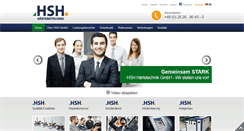 Desktop Screenshot of hsh-gmbh.com